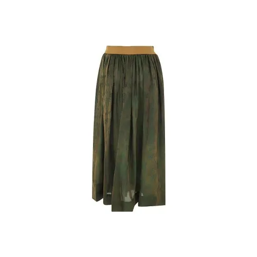 UMA WANG Casual Long Skirts Women's Green