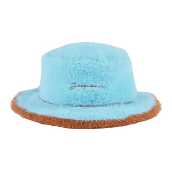 Jacquemus Le Bob Neve Fluffy Bucket Hat