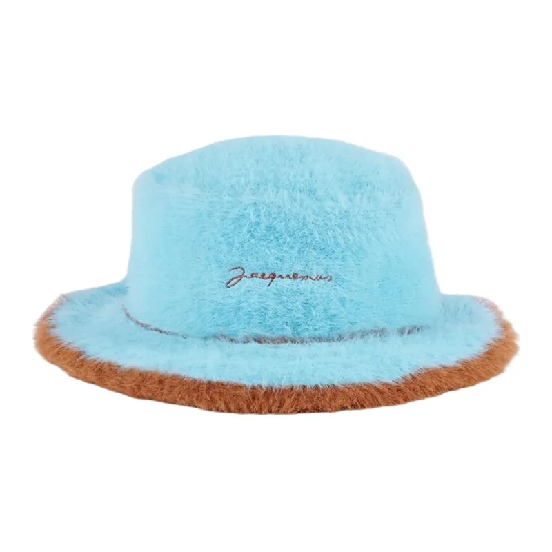 Jacquemus Le Bob Neve Fluffy Bucket Hat-0