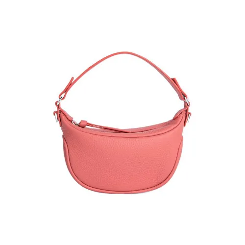 By Far Cow Leather Portable Crossbody Bag, Shoulder Bag Mini Women's Pink