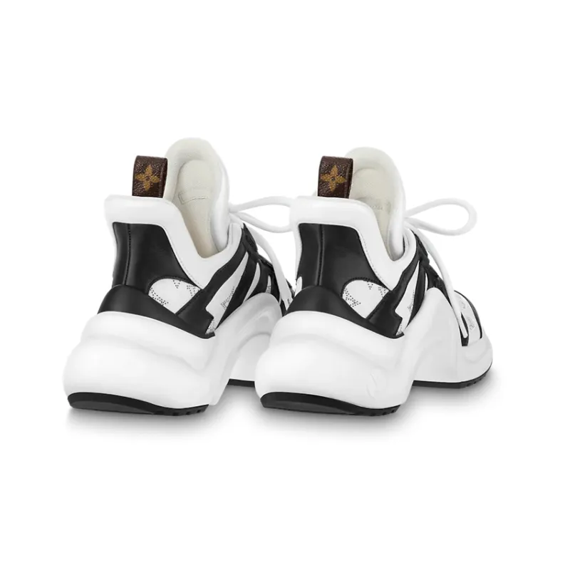 LOUIS VUITTON Archlight 1.0 Sneakers 'White Black With Hollow Monogram' Women's-3