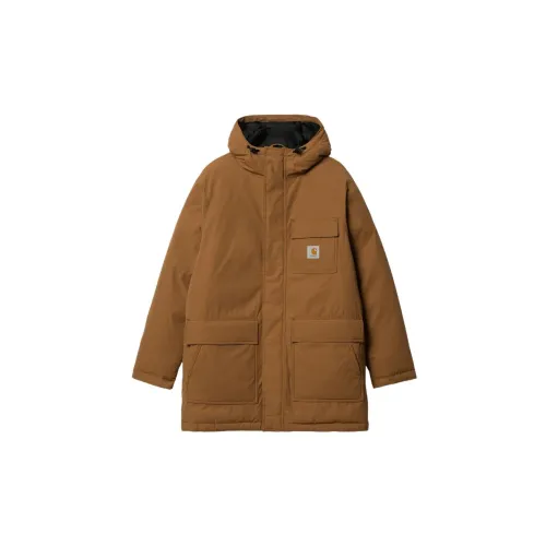 Carhartt WIP Parka Coats Men Brown