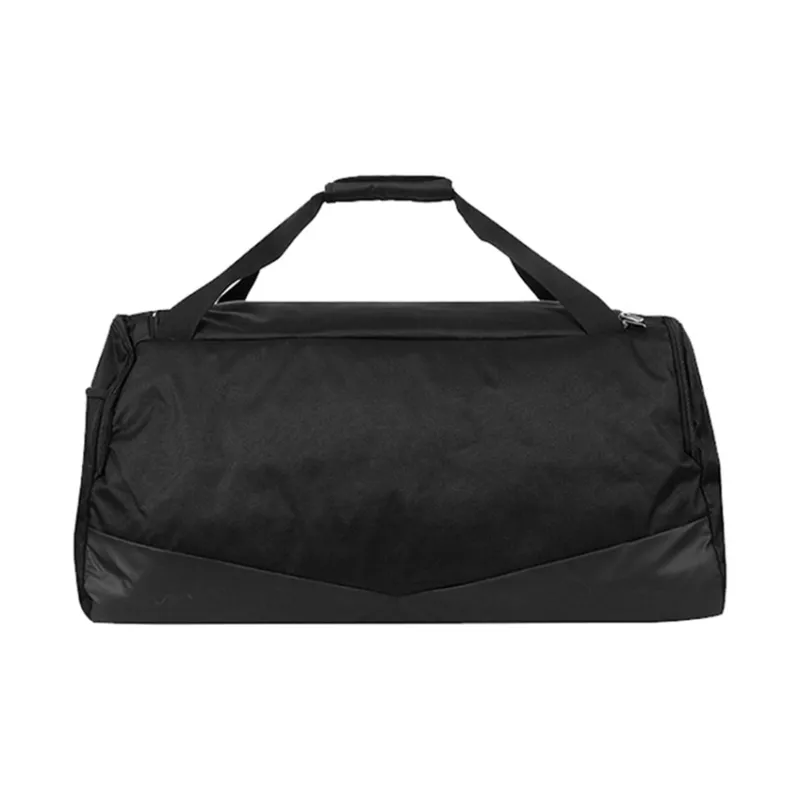 Under Armour Polyester Travel Bag, Shoulder Bag Regular Unisex Black+Metallic Silver-2