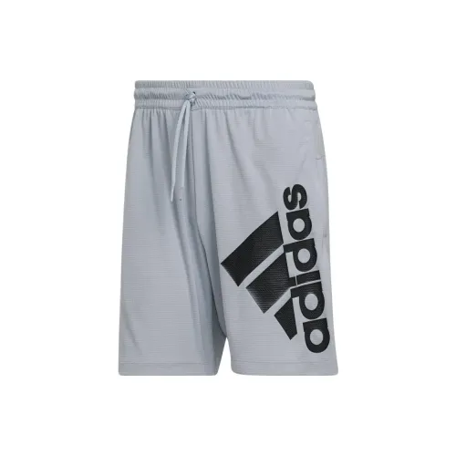 Adidas Casual Shorts Men Silver Gray