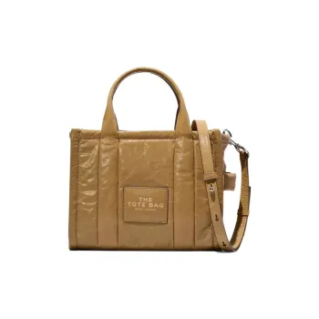 MARC JACOBS Lambskin Tote Bag, Shopping Bag, Shoulder Bag, Crossbody Bag, Handbag Mini Women's Light Umber