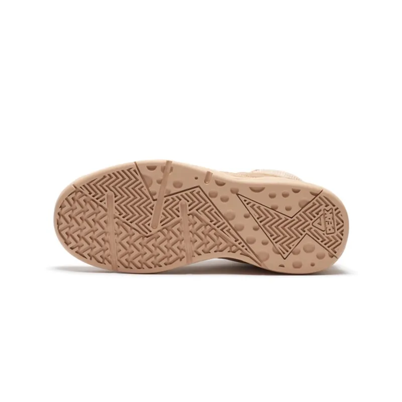PEAK Warm Slip-Resistant Water-Resistant Wear-Resistant High-Top Skateboard Shoes Women's Sand Yellow-3