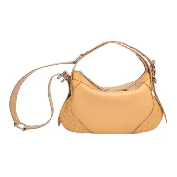 By Far Yana Croco Shoulder Bag