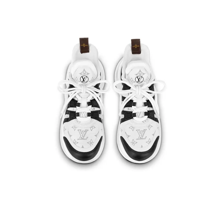 LOUIS VUITTON Archlight 1.0 Sneakers 'White Black With Hollow Monogram' Women's-2
