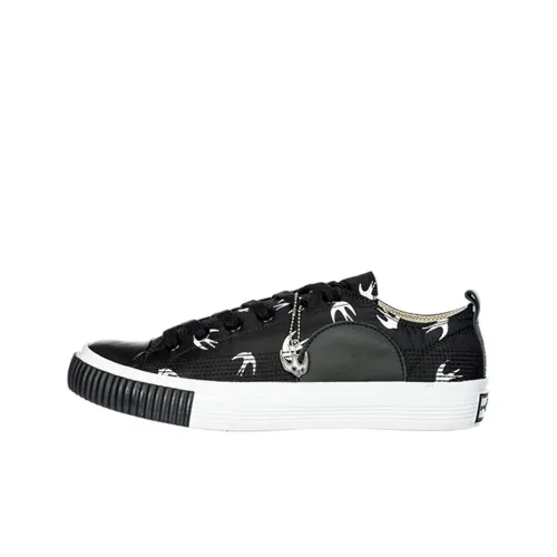 McQ Alexander McQueen Skateboard Shoes Men Low-Top Black