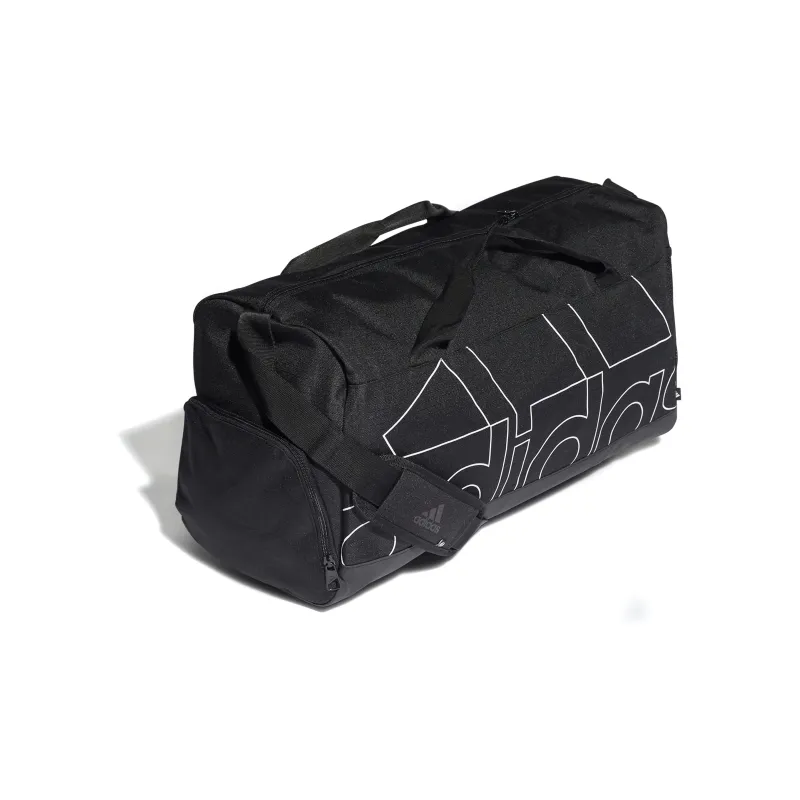 Adidas Polyester Handbag Shoulder Bag Crossbody Bag Gym Bag Large Size Unisex Black-2