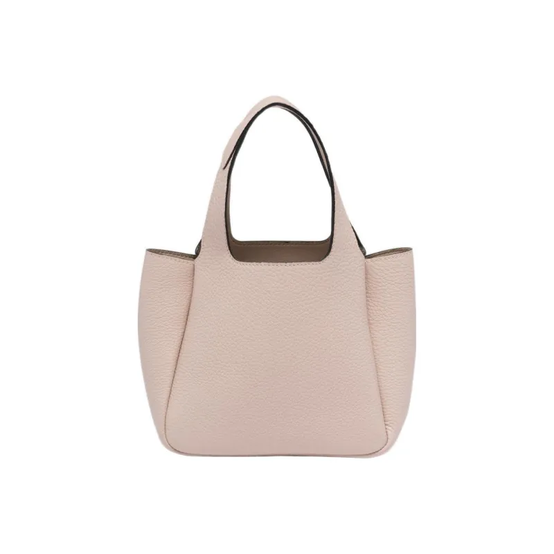 PRADA Leather Basket Bag Tote Bag, Shopping Bag, Handbag Women's Light Pink-1