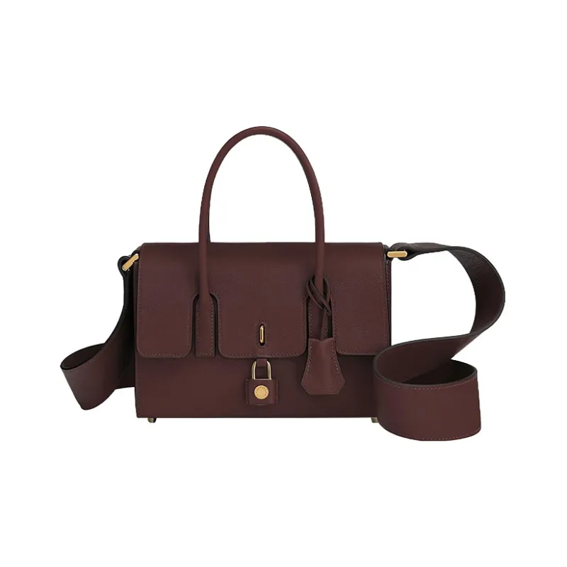 HERMES New Drag 22 Evercolor Calfskin Saddle Bag Handbag Shoulder Bag Crossbody Bag Women's 0G Rouge Sellier Saddle Red-0