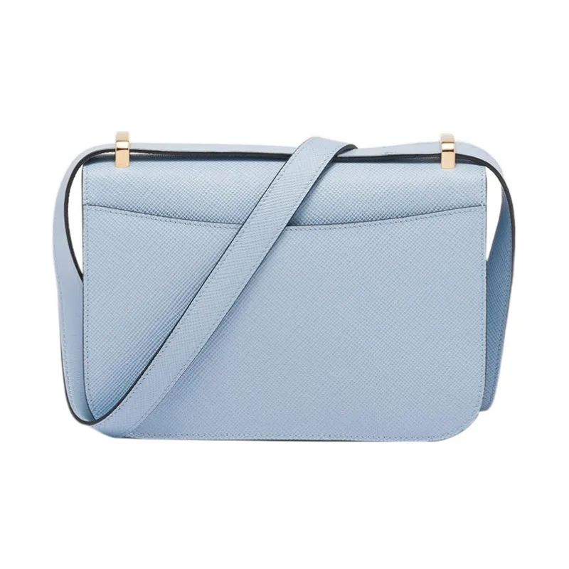 PRADA Saffiano Leather Crossbody Bag Shoulder Bag Women's Light Blue-5