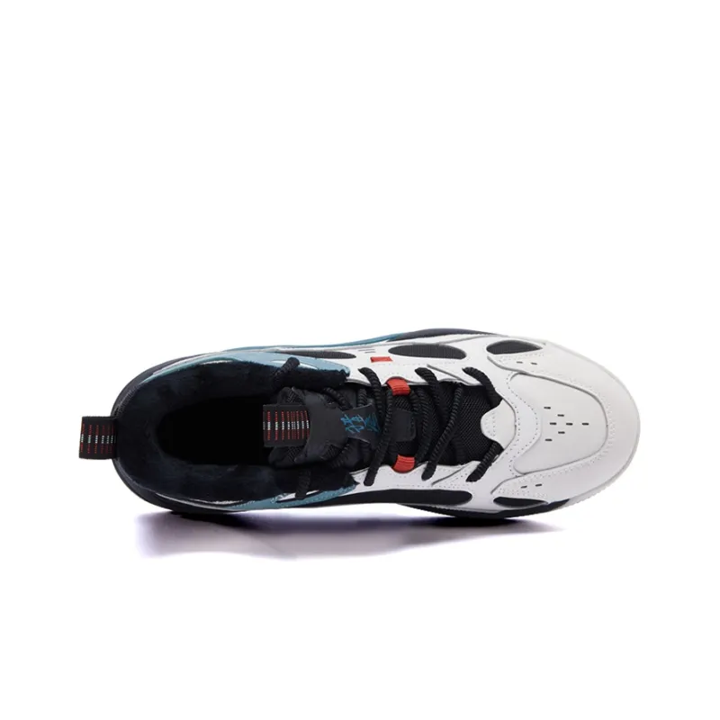 XTEP Liekong 2.0 Casual Shoes Men Low Top Dove Gray/Black/Blue-2