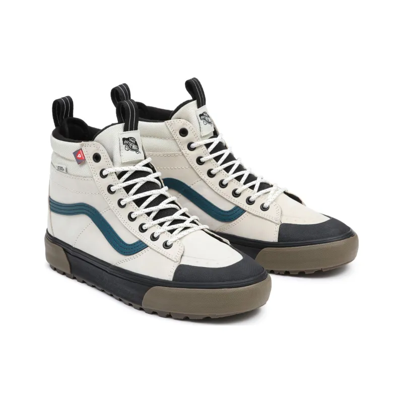 Vans SK8 HI 'White Blue Brown'-2