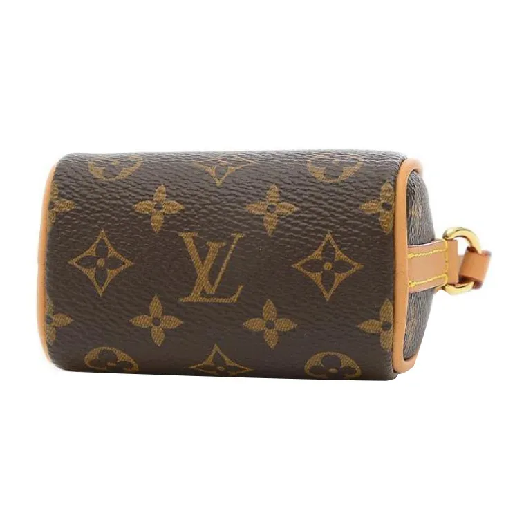 LOUIS VUITTON Bag Charm Speedy Monogram Brown-4