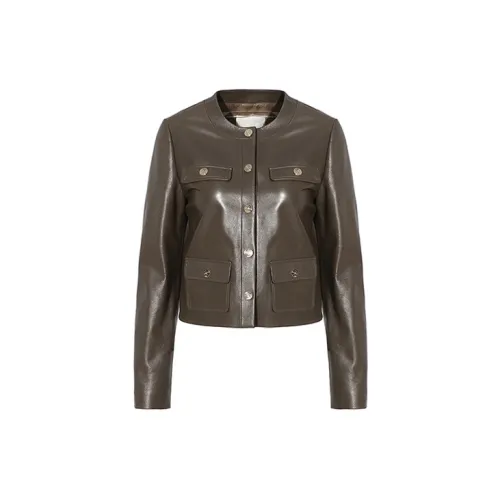 RARE Leather Jackets Women's Green