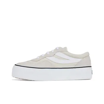 SUPERGA Skateboard Shoes Women's Low-Top Gray
