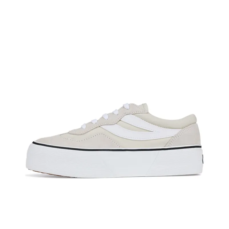 SUPERGA Skateboard Shoes Women's Low Top Gray-0