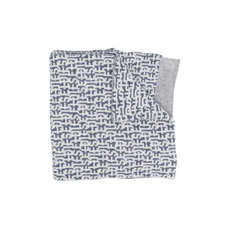 DIESEL Intarsia-knit Logo Scarf-0