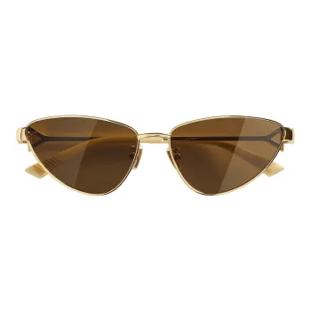 Bottega Veneta Sunglasses Women's Gold/Brown