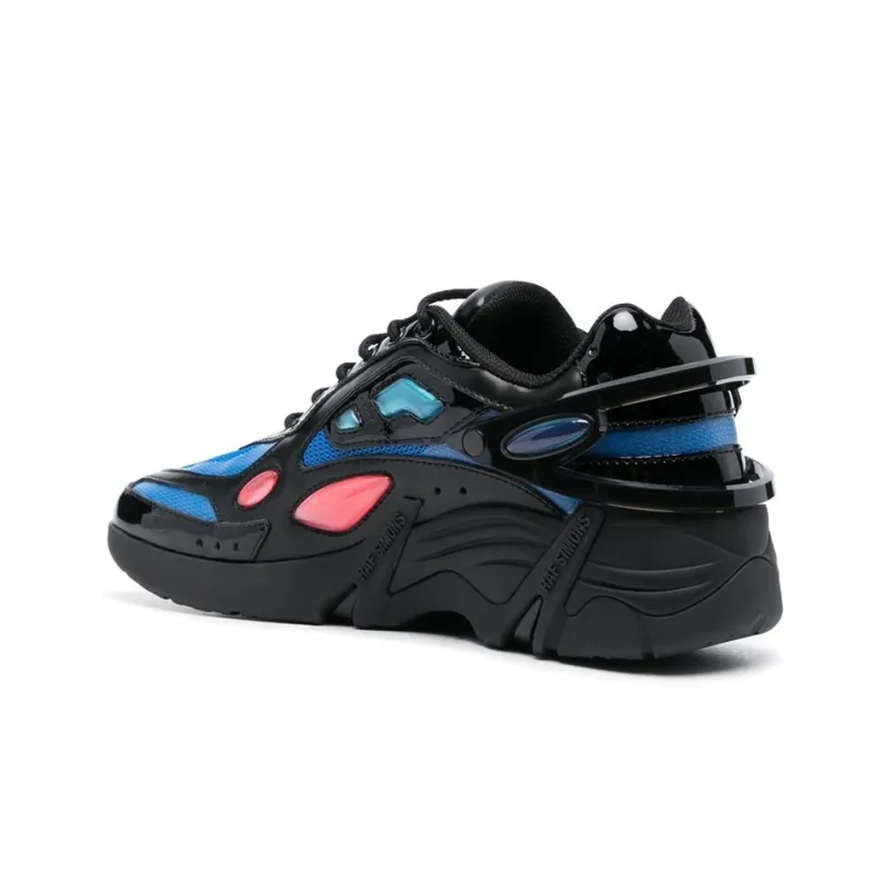 RAF SIMONS Cyclon 21 Slip Resistant And Breathable Low Top Sports Casual Shoes Men's Black Blue-2