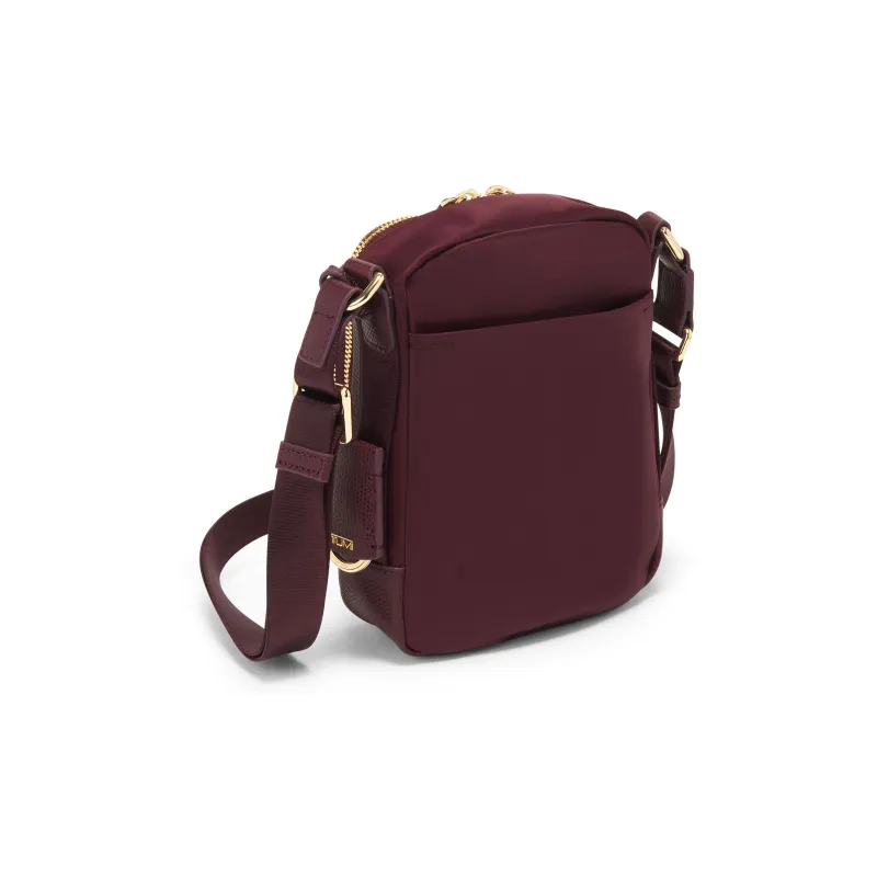 TUMI Voyageur Nylon Shoulder Bag Crossbody Bag Women's Beet Red-2