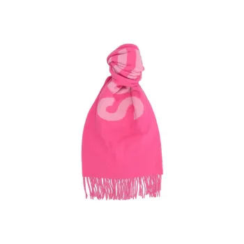 Jacquemus Knit Scarves Unisex Fuchsia