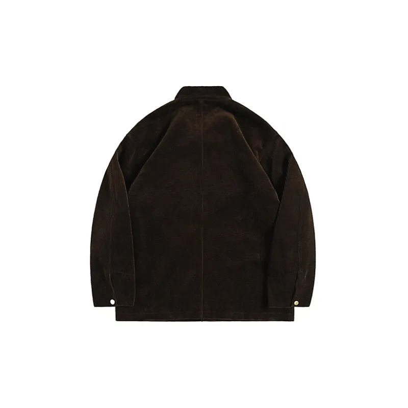Evi Stub FW22 Loose Fit Jacket Men's Dark Brown-1