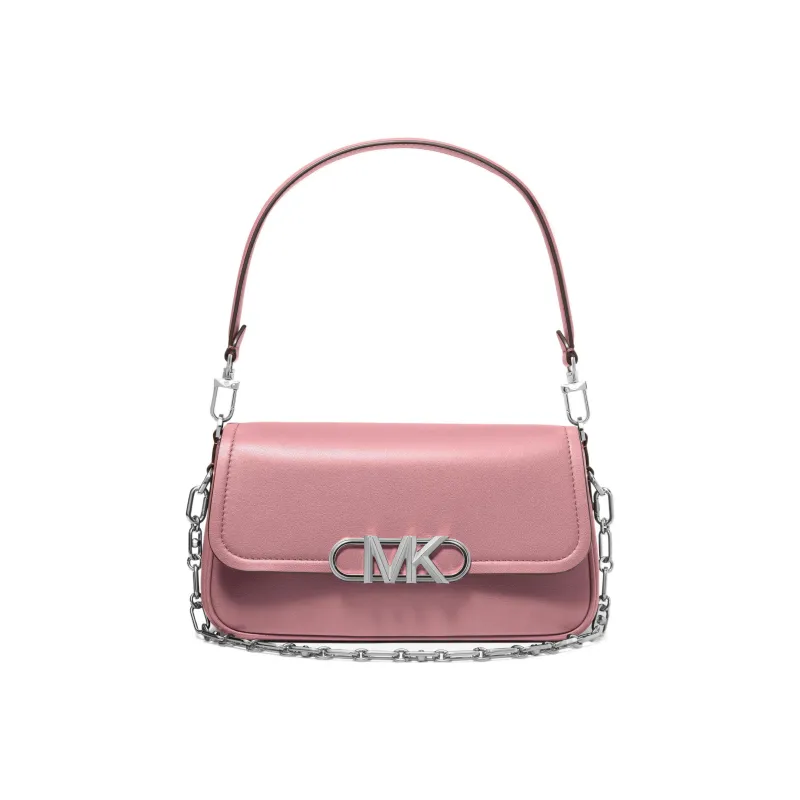 MICHAEL KORS PARKER Cow Leather Handbag Shoulder Bag Women's Dark Pink-0