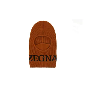 Ermenegildo Zegna Logo Intarsia Knitted Beanie
