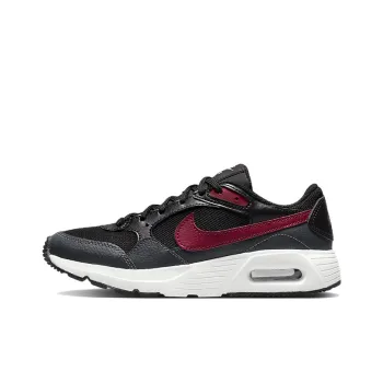 Nike Air Max SC Cushioning Low Top Casual Shoes GS Black Red