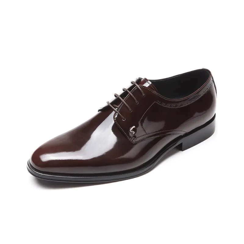 Satchi Dress Shoes Men Low Top Coffee-1
