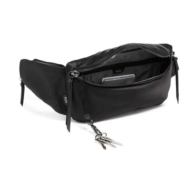TUMI Fabric Shoulder Bag Crossbody Bag Fanny Pack Sling Bags Unisex Black-2
