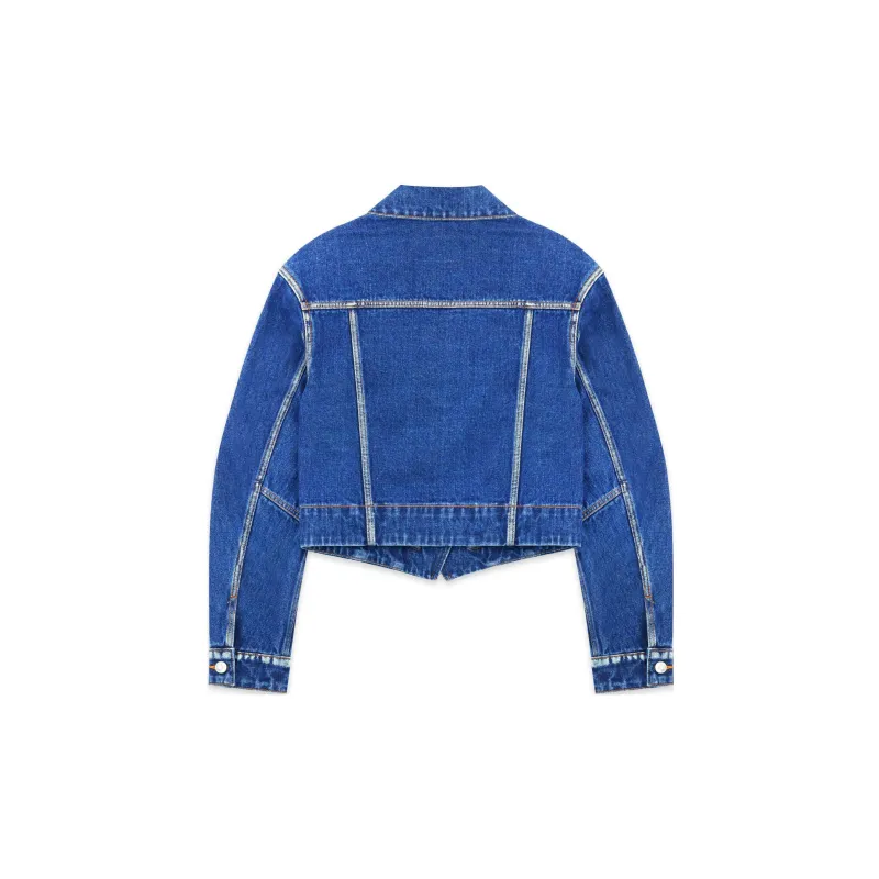 WE11DONE Denim Jackets Women's Blue-1