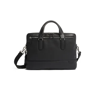 TUMI TUMI Harrison Leather Handbag Shoulder Bag Crossbody Bag Briefcases Men's Black