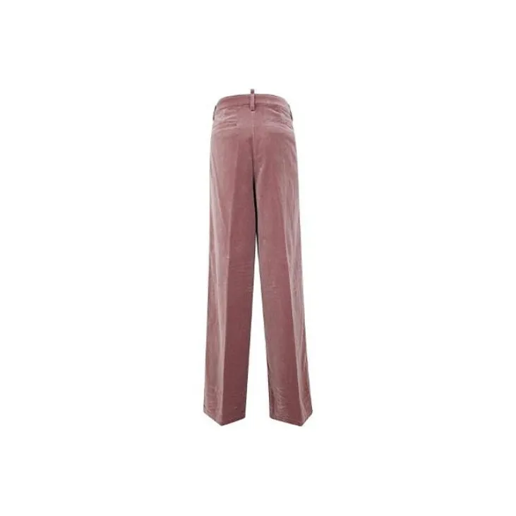 DSQUARED 2 Baggy Cut Velvet Trousers-1