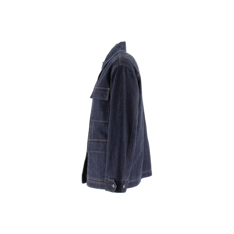 Loro Piana Denim Jackets Women's Blue-2