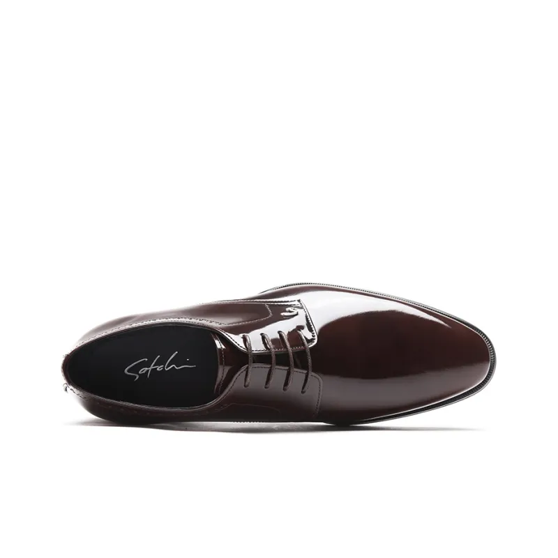 Satchi Dress Shoes Men Low Top Coffee-4
