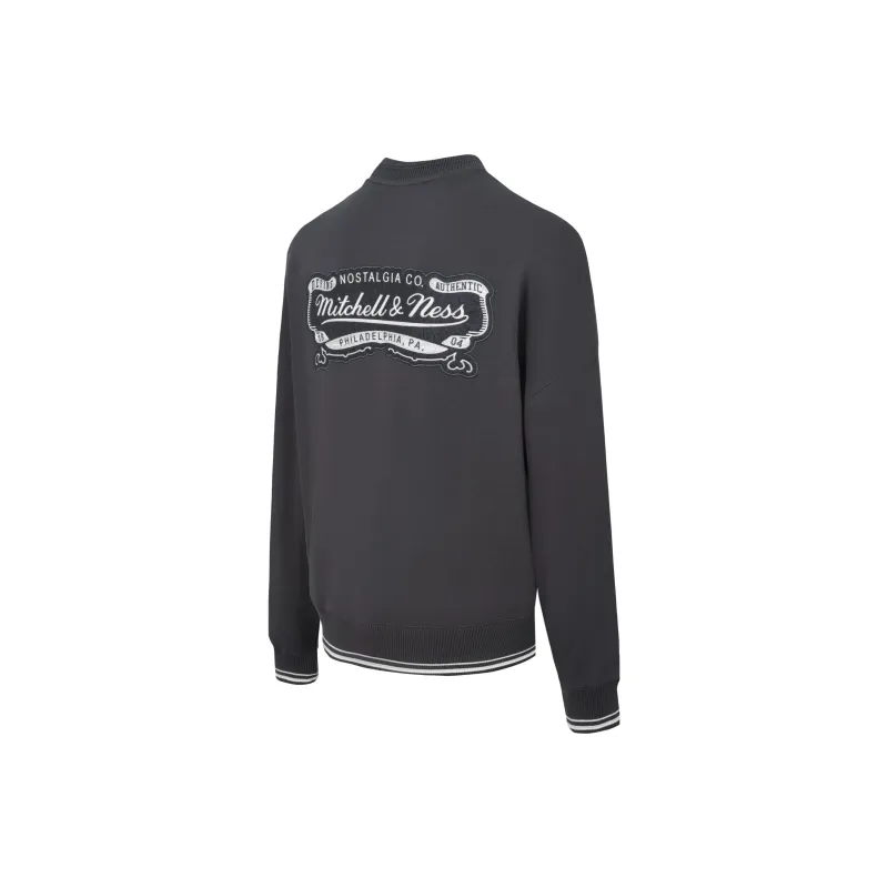 Mitchell Ness Sweatshirts Unisex Black-1