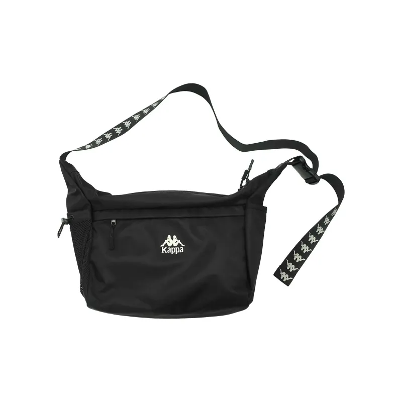 Kappa Polyester Messenger Bag Crossbody Bag Shoulder Bag Unisex Classic Black-0