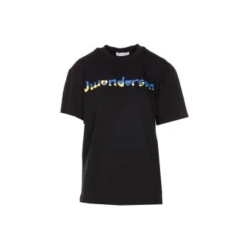 JW Anderson X Run Hany Logo Printed T Shirt