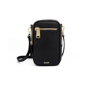 TUMI Voyageur Leather Shoulder Bag Crossbody Bag Regular Women's Black