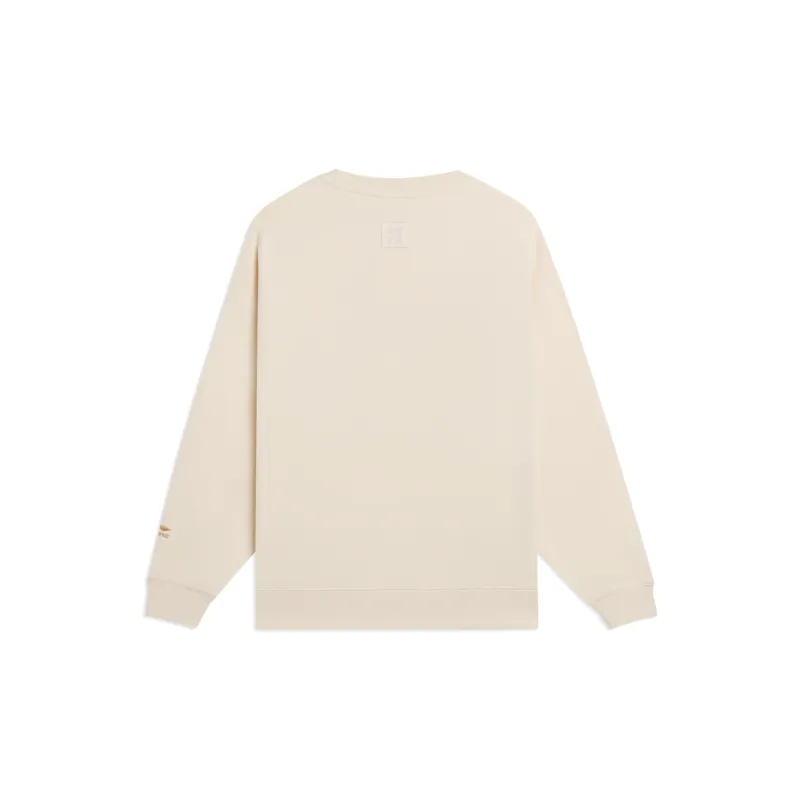LiNing Sports Life Collection Sweatshirt Women's Swan White-1