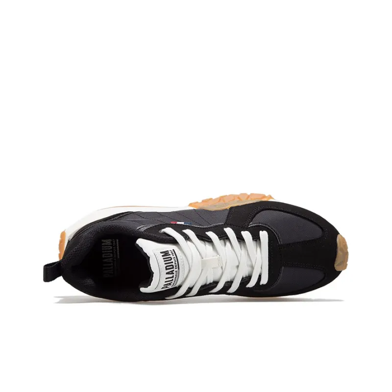 Palladium Troop Runner Cushioning Lightweight Coverage Low-Top Casual Shoes Unisex Black Khaki-2