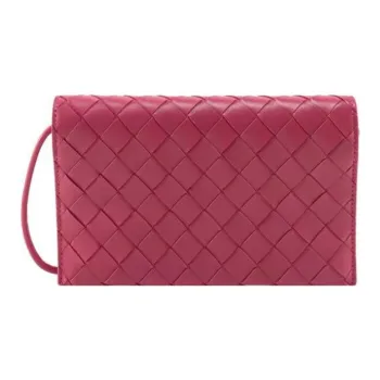 Bottega Veneta Sheepskin Shoulder Bag, Crossbody Bag, Wallet Women's Pink