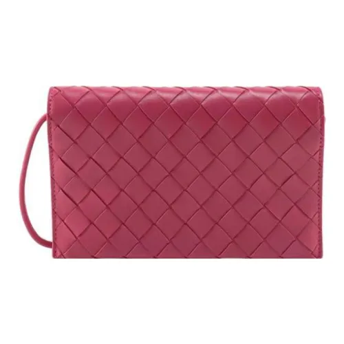 Bottega Veneta Sheepskin Shoulder Bag, Crossbody Bag, Wallet Women's Pink