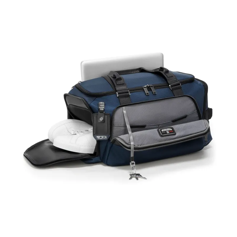 TUMI Alpha Bravo Ballistic Nylon Handbag, Shoulder Bag, Crossbody Bag, Travel Bag Regular Unisex Marine Blue-2