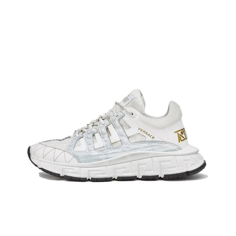 VERSACE Trigreca Low Top White Light Blue-0