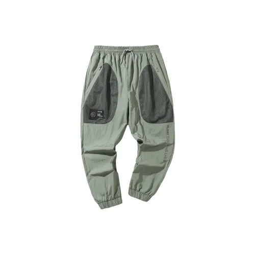 FLOAT Casual Pants Unisex Gray Green